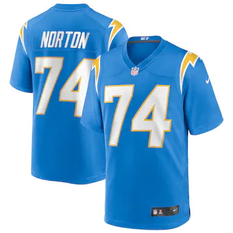 mens nike storm norton powder blue los angeles chargers tea